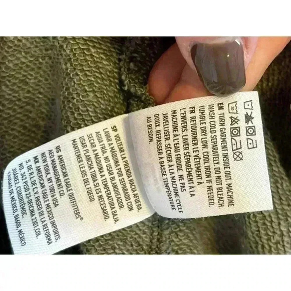 Fabletics Black Hoodie Sweatshirt Dress Women’s Size Medium front pocket soft - Picture 5 of 5